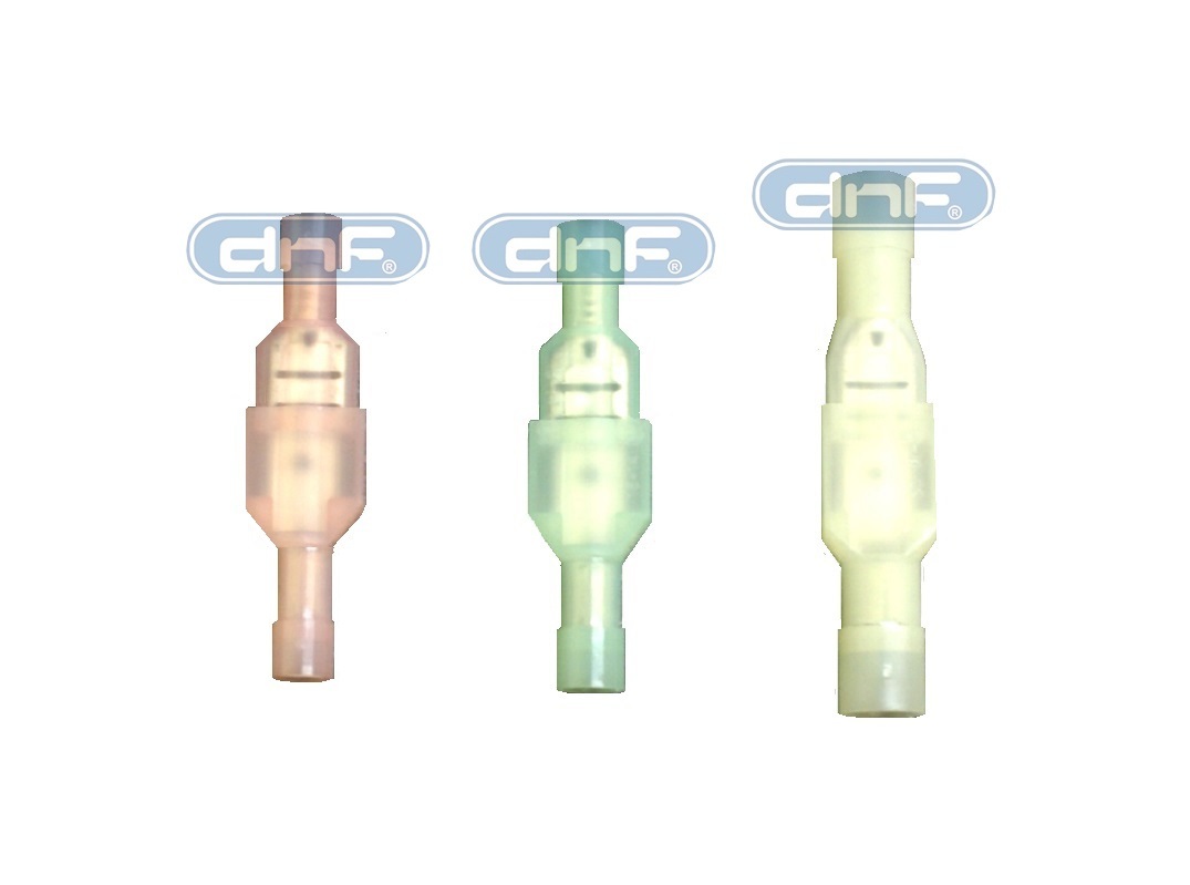 (200 PACK) 16-14 AWG NYLON FULLY INSULATED QUICK DISCONNECTS MALE + FEMALE COMBO
