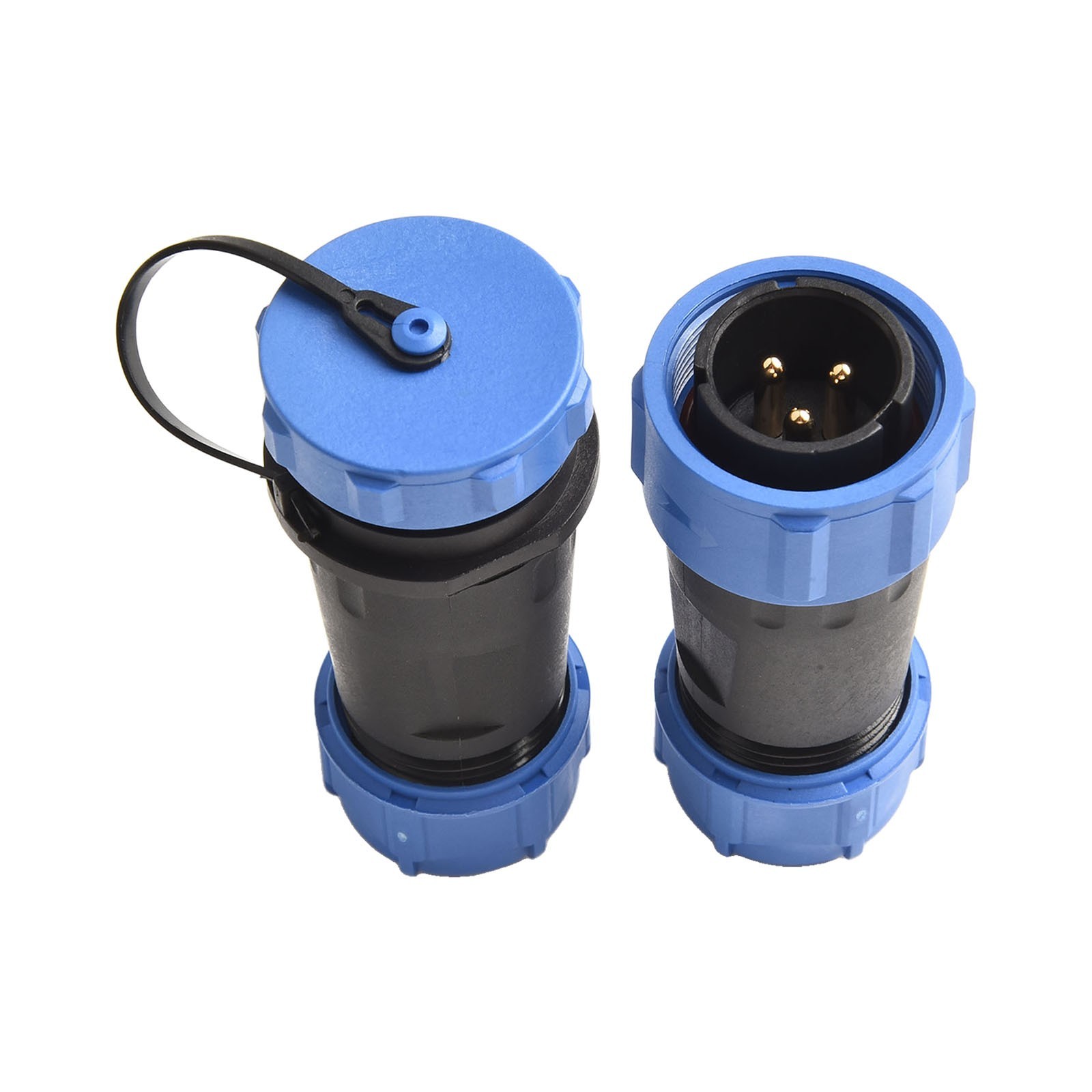 Waterproof Cable Connector Wire Connector 30A 3Pin AC 1500V Mount Pair