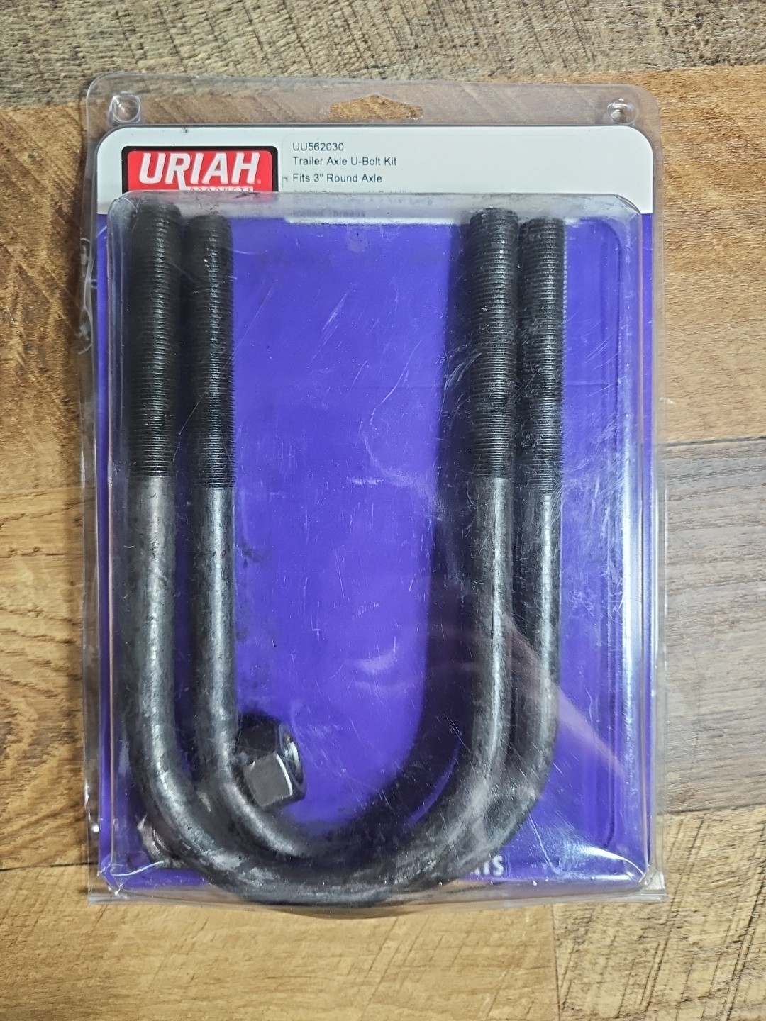 INFINITE INNOVATIONS UU562030 Square Trail U Bolt Kit, 3″