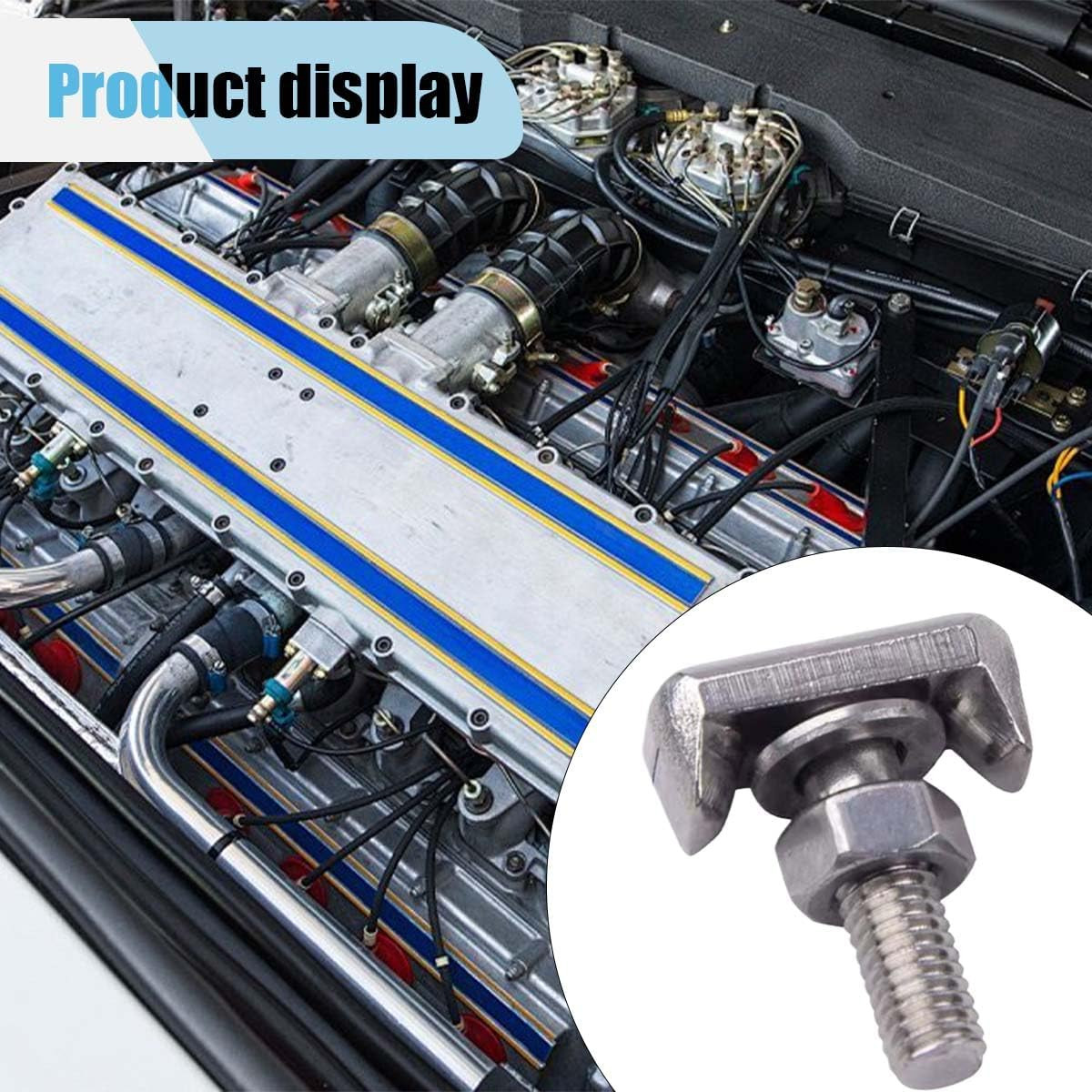Car Battery Terminal Bolts, T-Shaped Battery Cable Extender (4PCS) | 304 Stainle