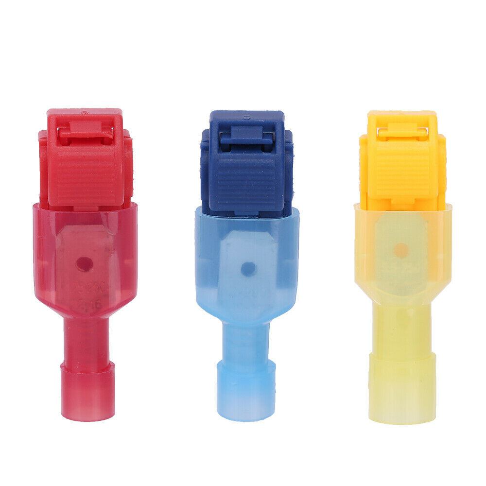 210ppcs T-Taps Wire Connectors Quick Splice Terminals Insulated Crimp Cable Kits