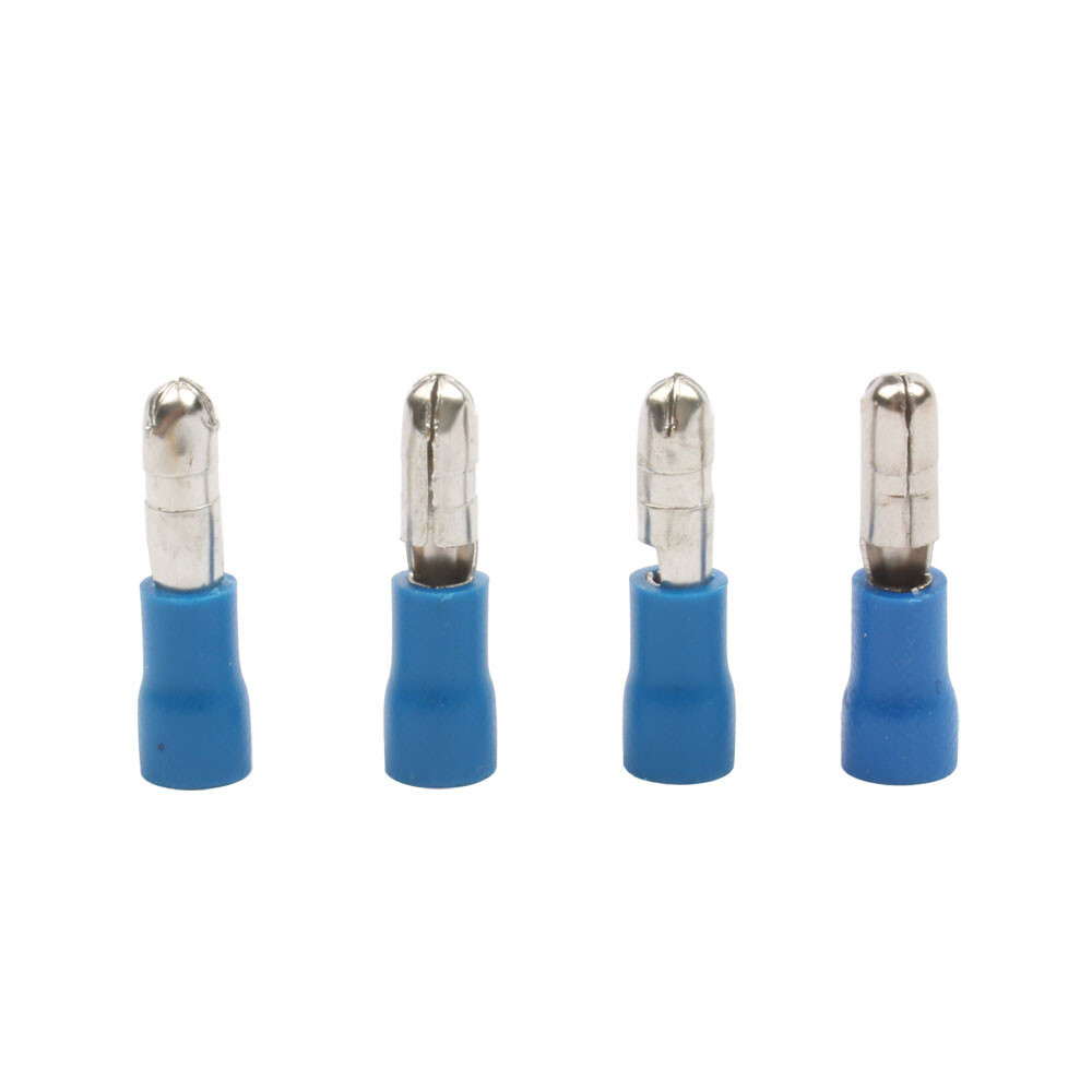 100PCS Insulated Bullet Crimp Wire Male/Female Connectors Splice Terminals Kit