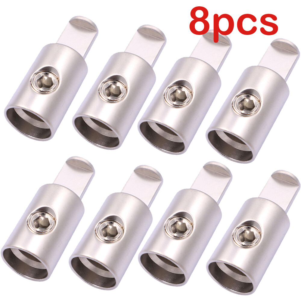 Car Audio AMP 1/0 Gauge Power Ground Wire Pin AWG Terminal Input Wire Reducer 8X