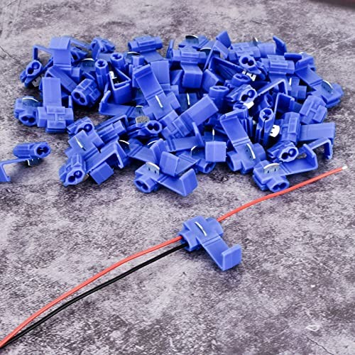 AccEncyc 60Pcs Solderless Quick Splice Wire Connectors 18-14 AWG Splice