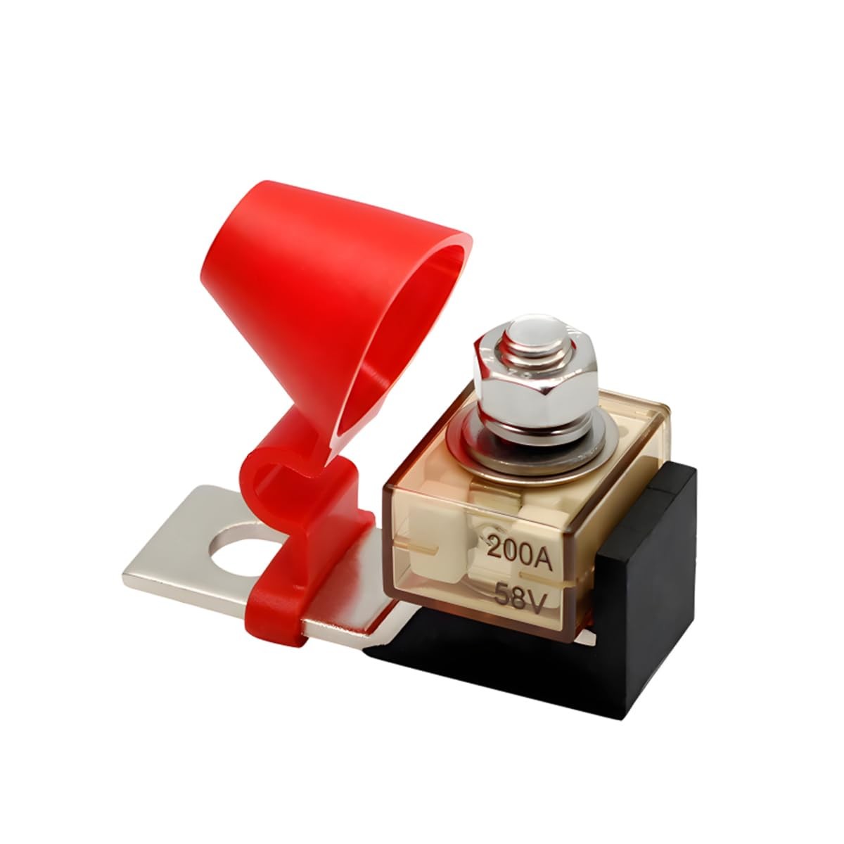 Battery Terminal Fuse Kit 200A 58V Rated Waterproof Mount Block Cars RVs